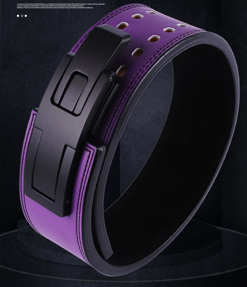 Heavy Duty Workout Power Weight Lifting Gym Belt Leather Weight Lifting