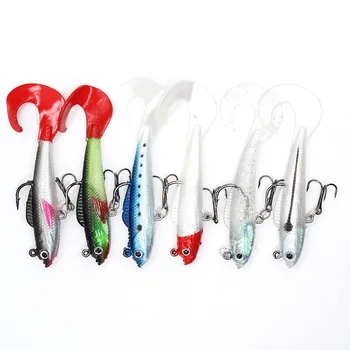 Fishing Accessories Freshwater Saltwater Luminous Jigging Lures Saltwater Fishing Pre-Rigged Jig Fishing Lure Soft Plastic Lure – Soft Lure – view 2