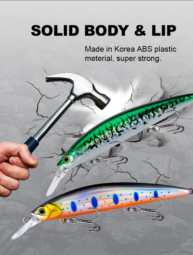 Honoreal 110mm 39g Hard Plastic Fishing Lures Salt Water Fishing Lure