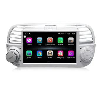 Navifly 7'' Android Car Video Without DVD For Fiat 500 Car DVD Player with GPS Navigation Mirror Link FM RDS Car Radio SWC BT