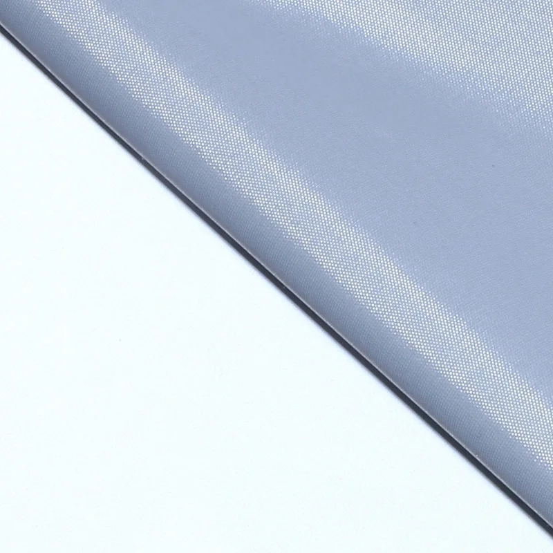 Manufacture 100% polyester silver reflective 220gsm material fabric for clothing
