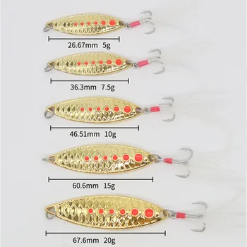 Fish Scale Leech Luya Sequin Far-cast Zinc Alloy Artificial Hard Bait Freshwater Black Pit Bass – Hard Lure – view 2
