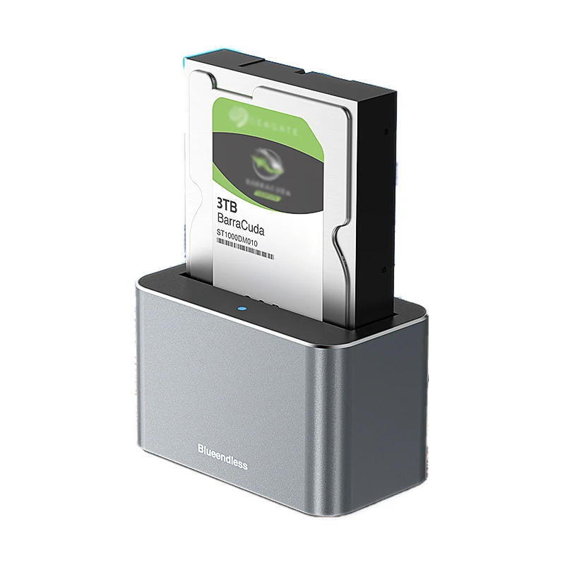 Blueendless Hard Disk External Case - SAS SATA Docking Station