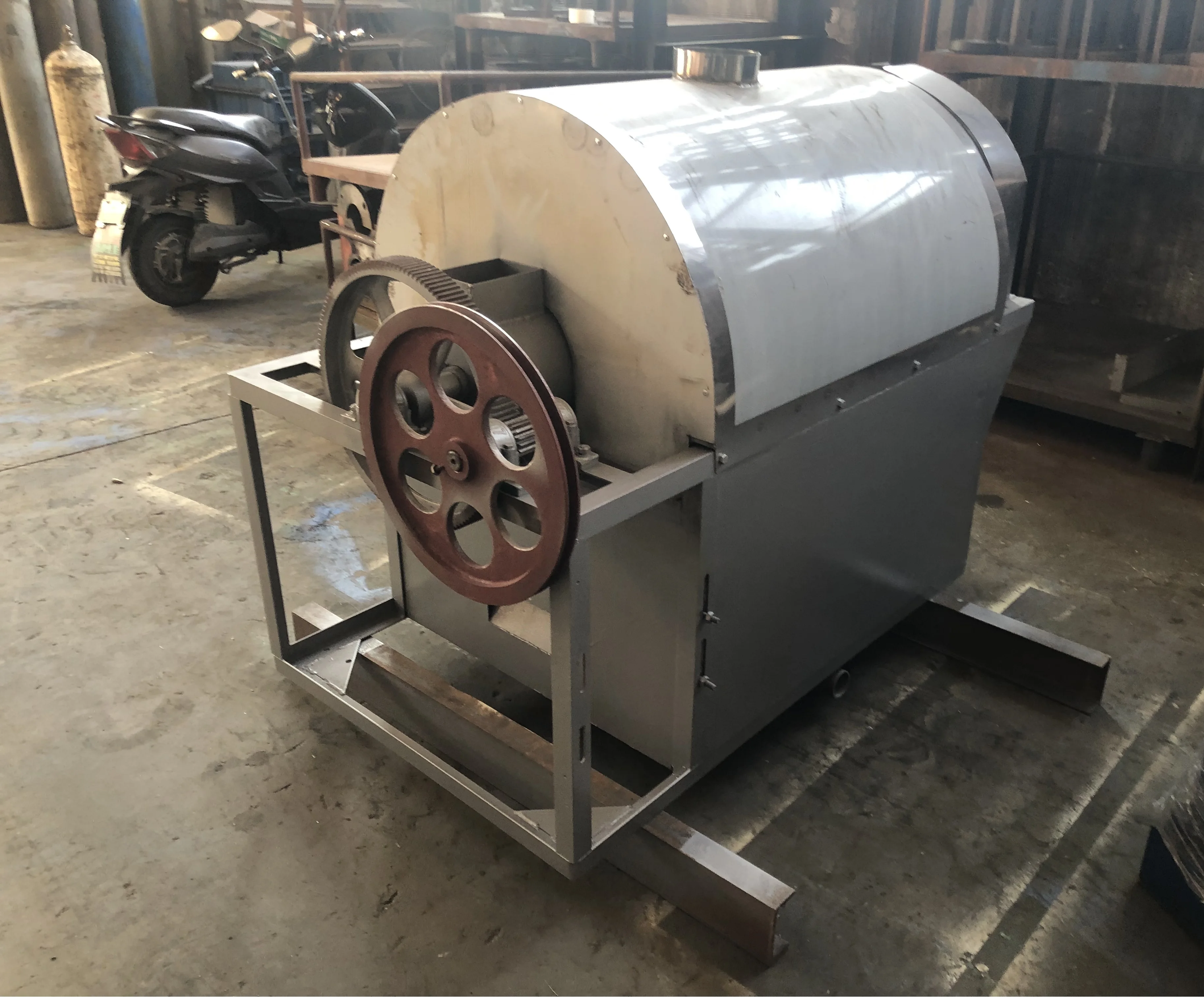 Soybean Roasting Machine Roaster Machine for Nuts Coconut Oil Machine