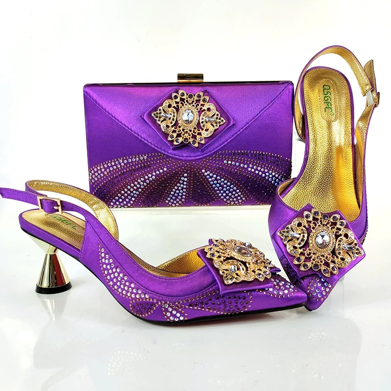 Source Lady Handmade shoes and bag Matching Beautiful Lady Wedding Shoes  Bag Set Italian Design Shoes To Match Bag Set on m.