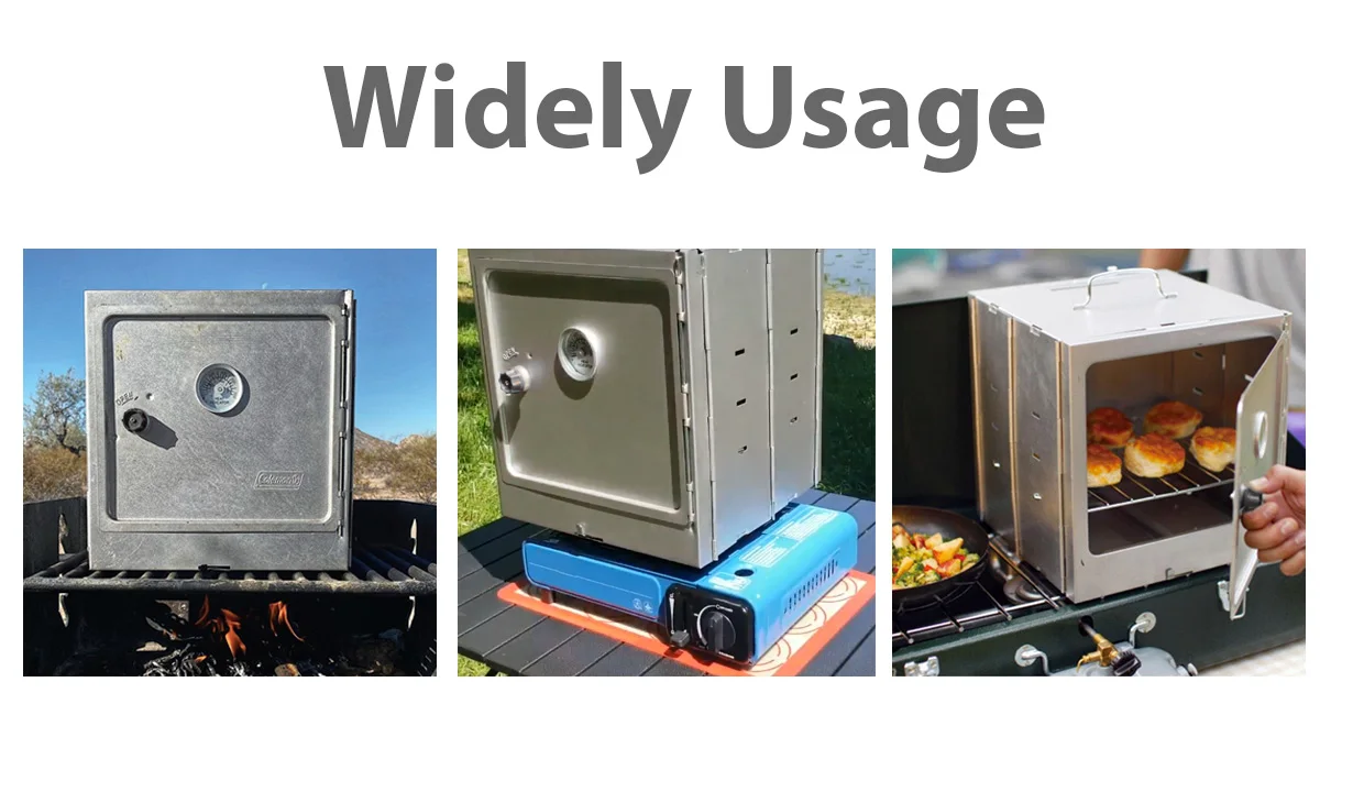 Fastfold Camping Oven,Portable Wood Stove Oven For Propane Stove And