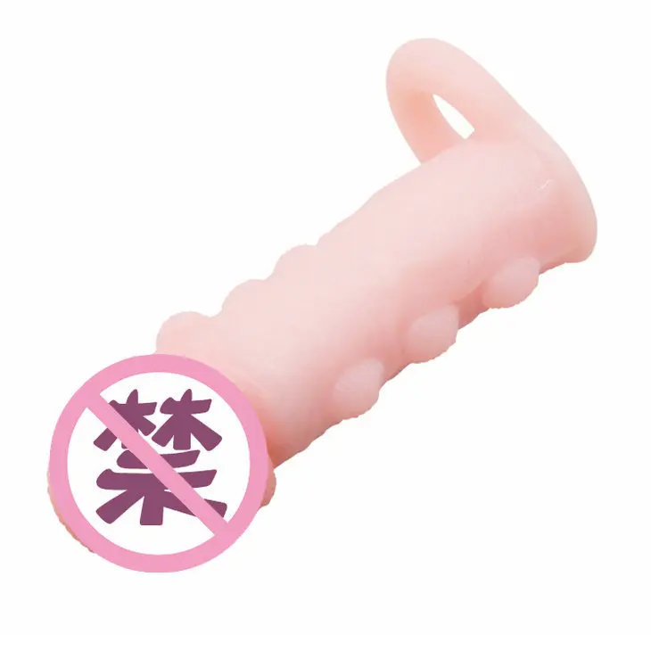 Ninghao Washable Silicon Male Reusable Vibration Crystal Condom