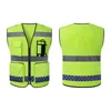 Breathable Mesh Reflective Safety Vest Custom Logo