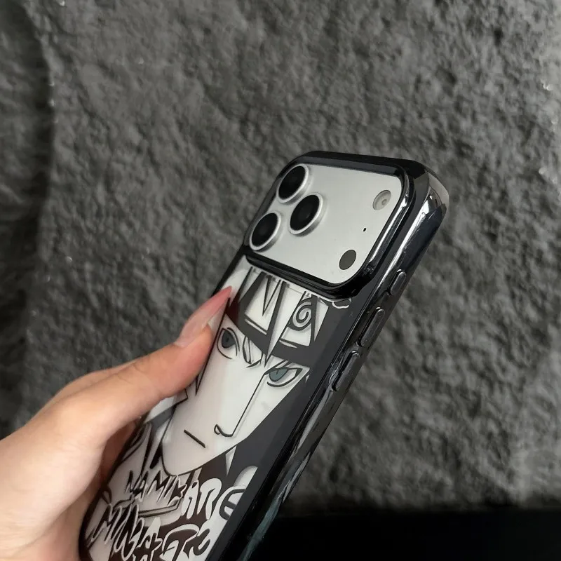 Fashion transparent UV print cartoon gojo jujutsu kaisen anime mobile phone case for iPhone 11 12 14 15 16 17 pro max