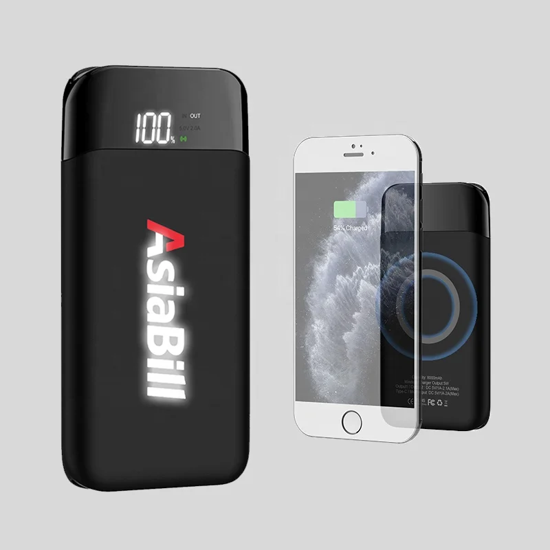 
 VPB-958WL Amazon Горячий светодиодный дисплей Быстрая зарядка Беспроводной внешний аккумулятор 20000mah внешний аккумулятор для смартфона  