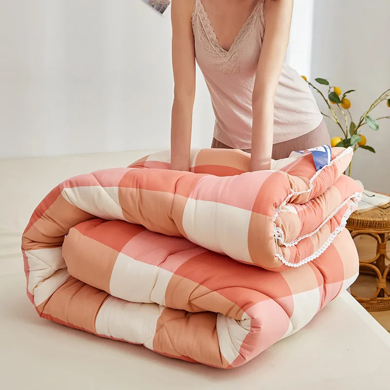 2022 New Arrival Geometric Pattern Thick Washed Cotton Duvet Twin Full Queen king Size Retail and Wholesale