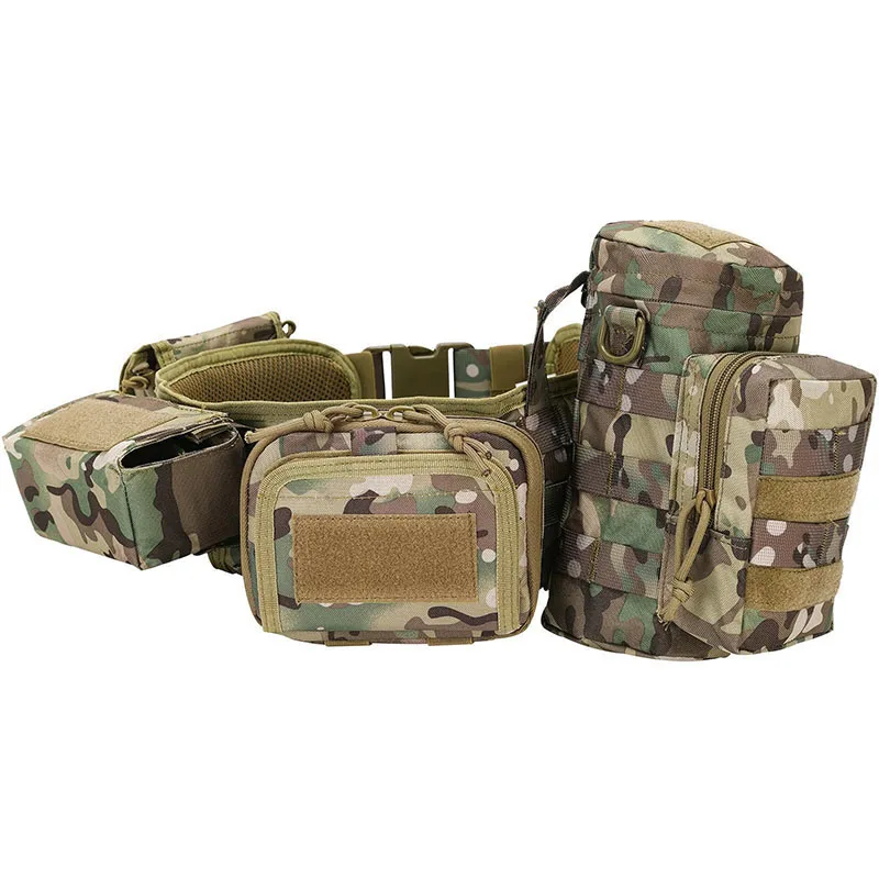 Premium Universal Hunting Gadget Pouch Multifunctional Waist Bag Adjustable Padded Duty Belt Tactical Utility with Holster