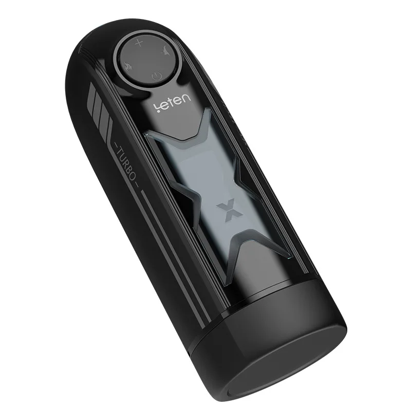 10 Frequency Telescopic One Click Burst Intelligent Heating Pronunciation Comes with Earphones Men Sex Toys