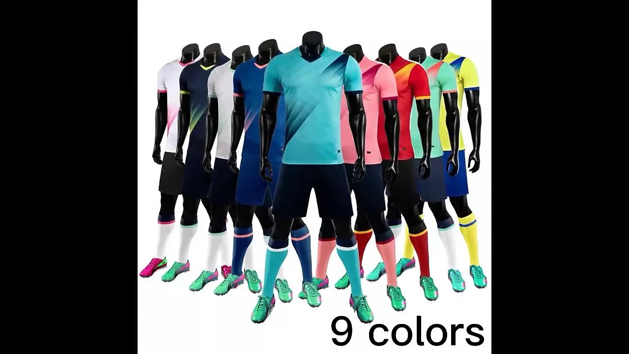 Custom Sublimation Soccer Uniform Men Football Club Jerseys Kit Sports