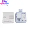 Adaptador+Cable blanco de 25W para EE. UU.