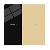 1gang LED Screen switch-Gold