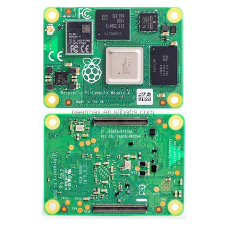 Raspberry Pi Compute Module 4 Cm4001000 1gb Ram 0gb Emmc Without Wifi ...