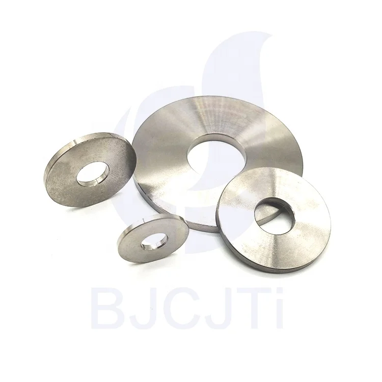 large size washers pure titanium  titanium alloy with DIN9021  titanium fiat washers