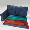 Juego de bolsa de Mahjong azul