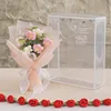 Flor de hojaldre rosa 6 piezas - caja para mascotas mediana