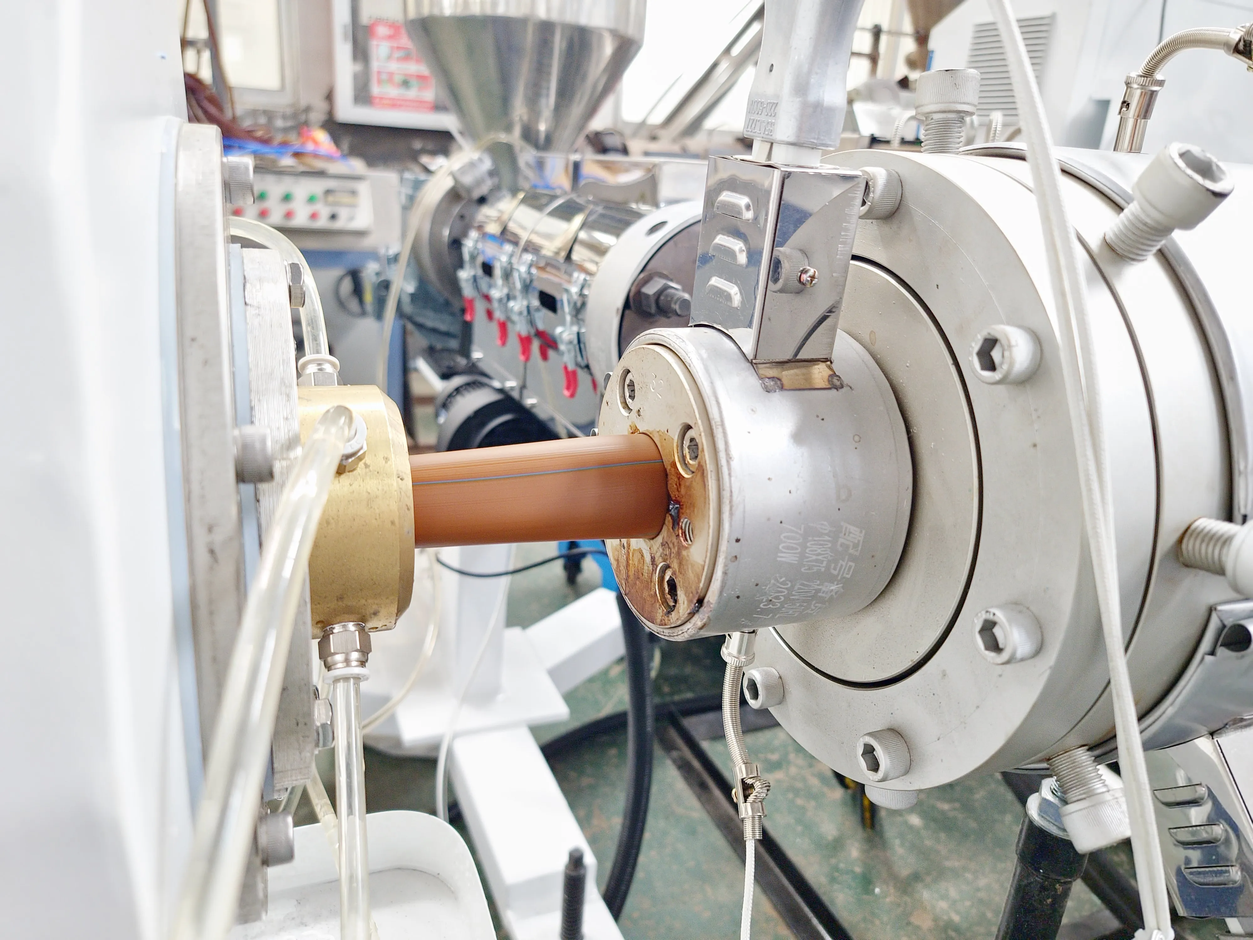 Plastic Extruder PVC PE HDPE Pipe Water Supply/Drain Garden Hose Soft  Electronic Threading Tube Production Extrusion Machinery