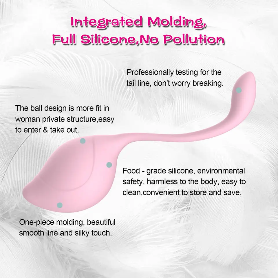 Intergrated Molding Easy to Enter Fit Women Private Structure Female Masturbation 5 Sets Kegel Egg Shape Exercise Ball