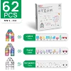 Jouet magnétique éducatif de tuiles du bâtiment 62psc