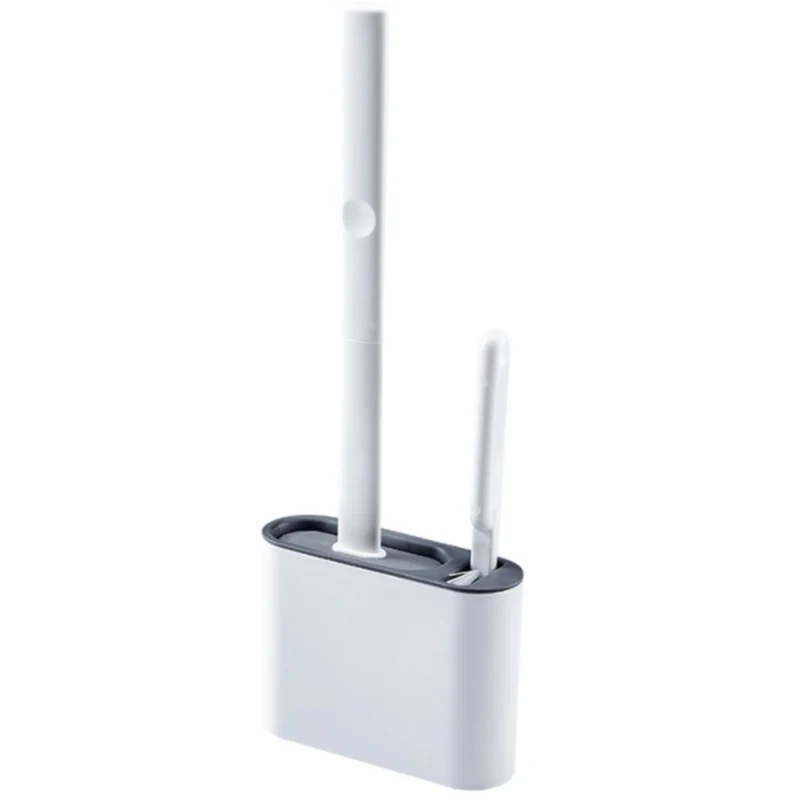 Бытовые аксессуары для ванной комнаты силиконовая щетка чистки туалета Настенный Набор туалетной щетки и держателя