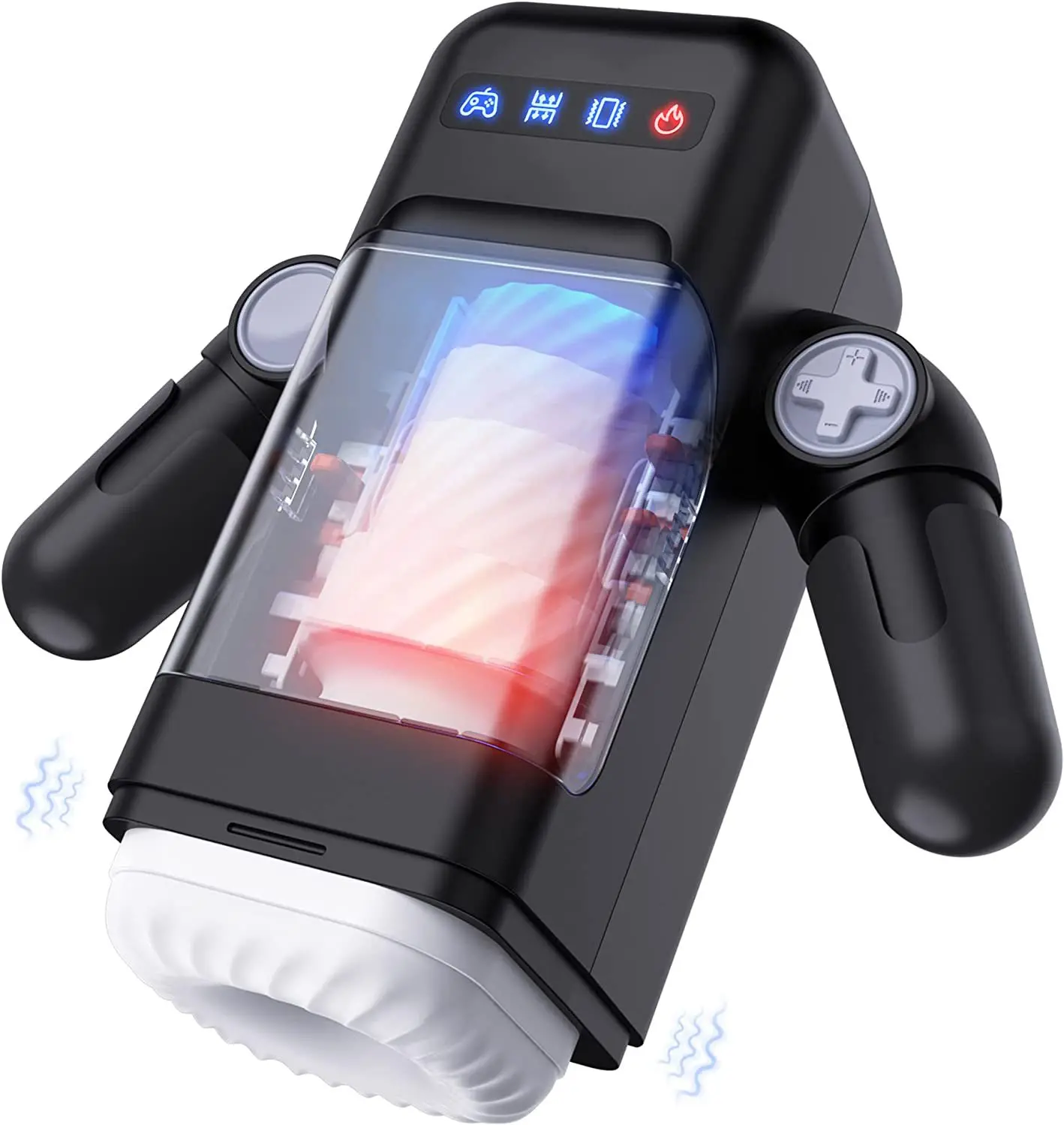 Heating Automatic Thrusting Vibrator Real Vagina Sex Toy Male Masturbator Heating Robot Game Cup for Men