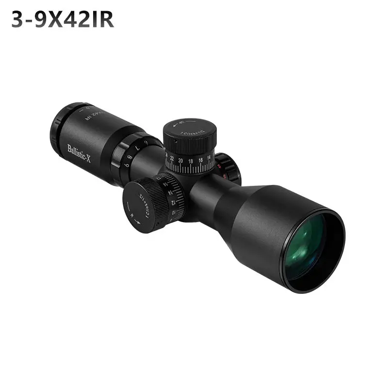 Ballistic-x 3-9x40 Optics Reticle Crosshair Scope With Free Mounts ...