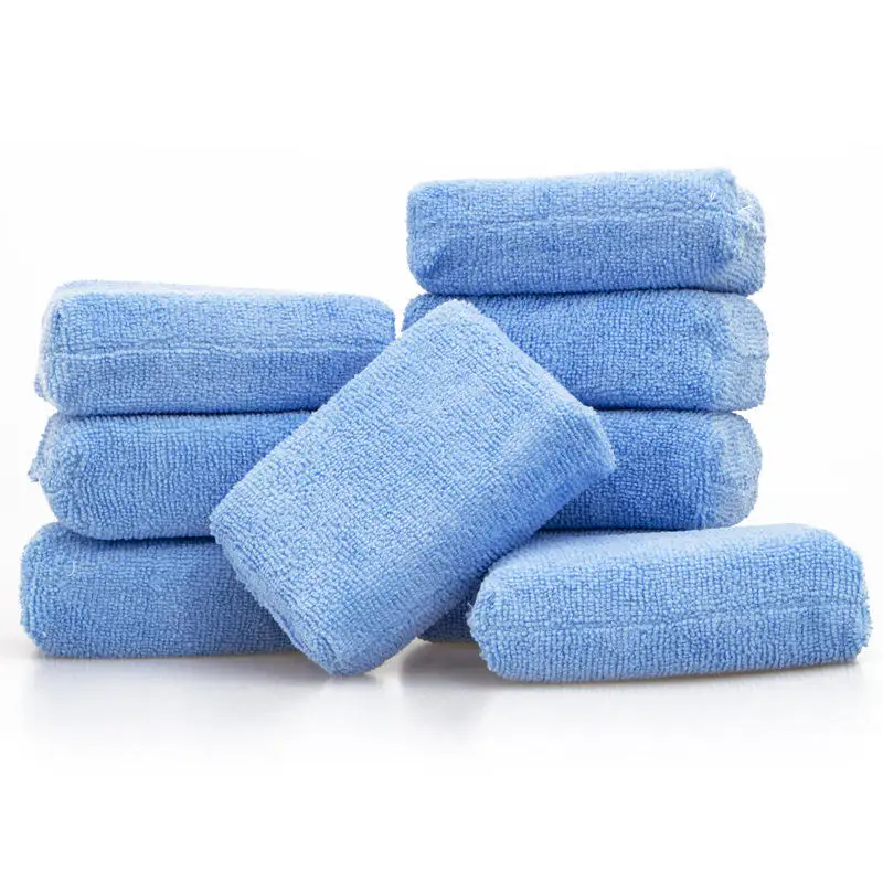 NBT Высококачественная Автомобильная ткань из микрофибры восковой блок нано-керамическое покрытие аппликатор для чистки губка