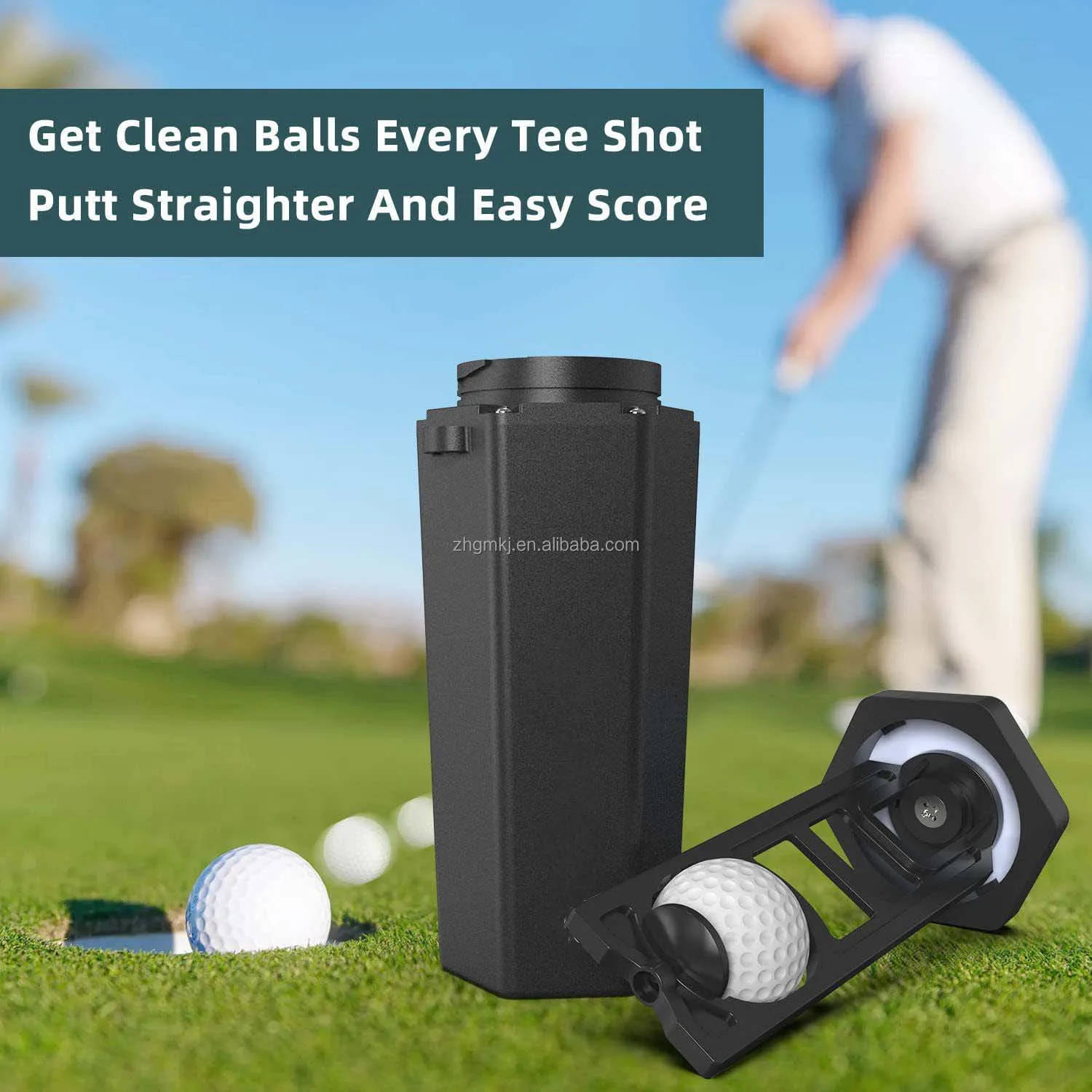 Portable Golf Ball Washer And Cleaner Golf Accessories With Cleaning