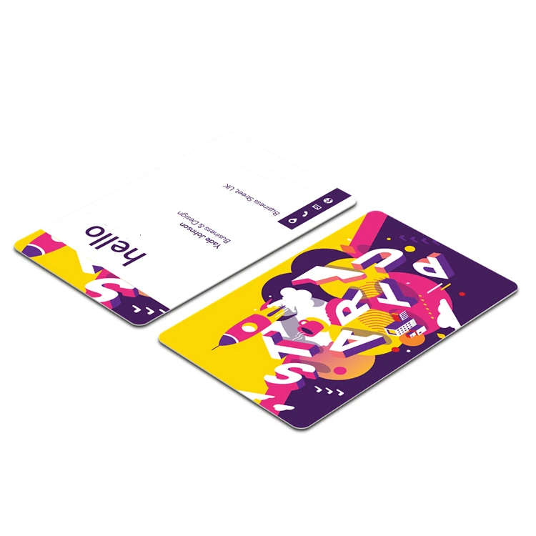 Custom Standard Size Plastic PVC Business Card Printing