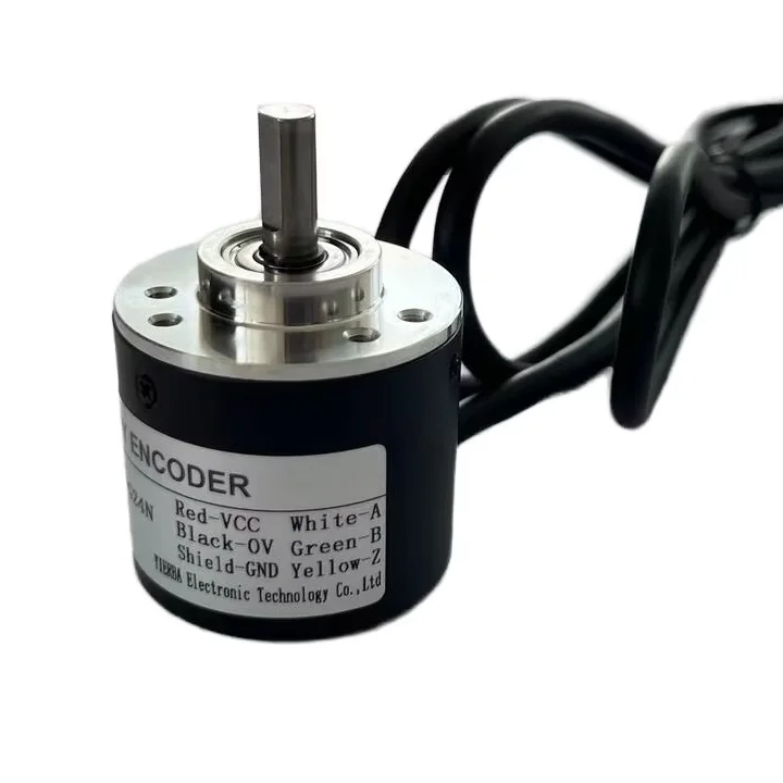 Codeur Rotatif Incrémental 600P/R Yosoo - Encodeur Photoélectrique 5-24V Arbre 6mm