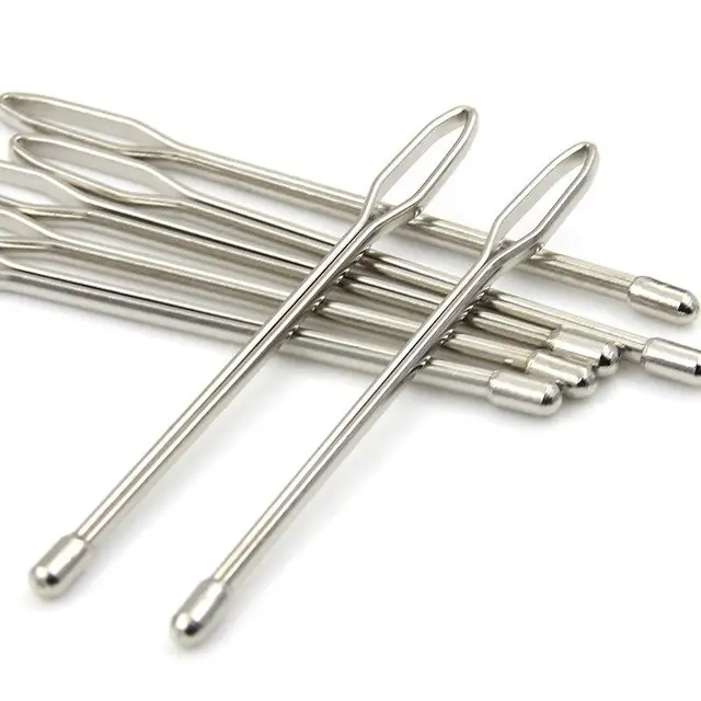 bodkin needle elastic threader self-locking tweezers clip for waist band household threading tool
