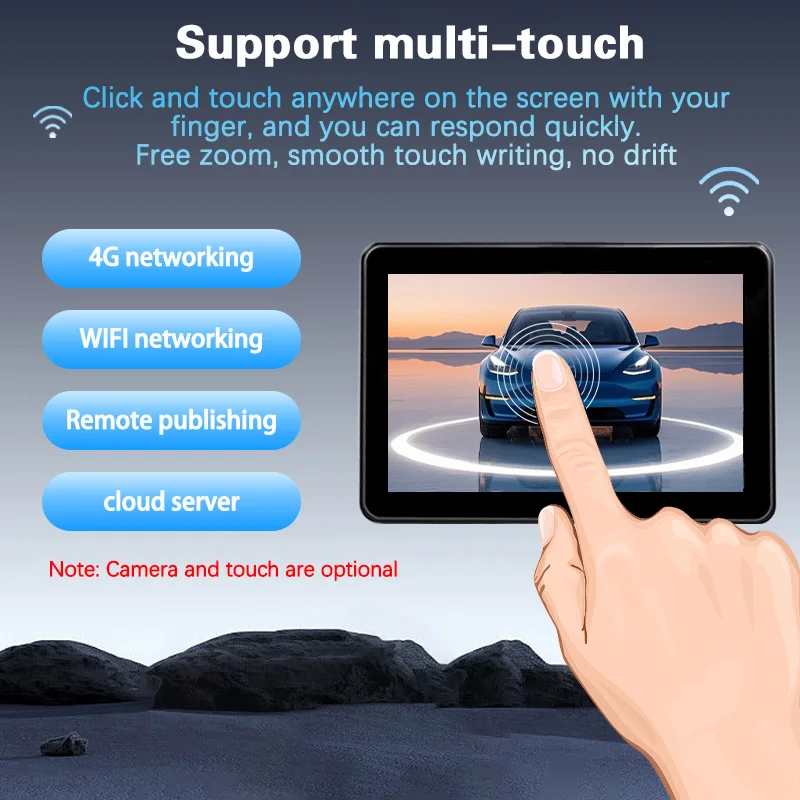 10.1inch Android Wifi with 3G Network Digital Advertising Screen Inside Taxi Back Seat Advertising