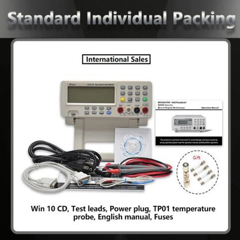 VICI VC8145 Automatic Smart Bench Type Digital Multimeter with HD 80000 Display and 21analog Bars