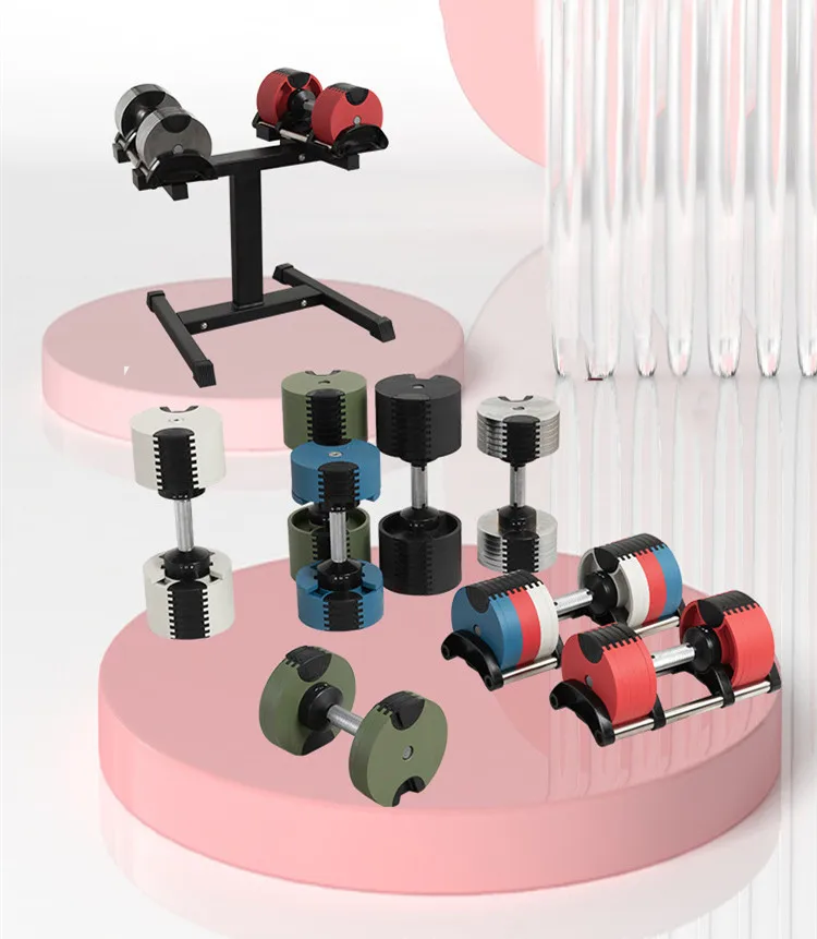 9lb 80lb In Stock Fitness Equipment Gym Weights Set Adjustable Dumbbell For Body Building Custom Dumbbell Adjustable manufacture