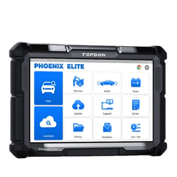 TOPDON Phoenix Elite Ecu Programming Obd2 Scanner Automotive Vehicle Diagnostic Machine Auto Car Diagnostic Tool for All Cars