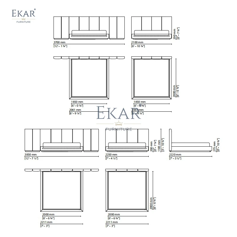 Modern Widescreen Bed Sleek Design Wooden Frame Ultimate Bedroom Comfort Style Available Queen King Double Sizes Storage Feature manufacture