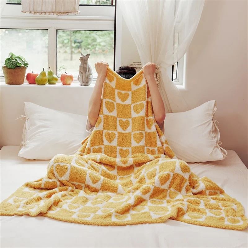 100% Polyester Micro Adult Baby Throw Blanket Home Decor For Sofa Travel Technics Decorative Style TX manufacture