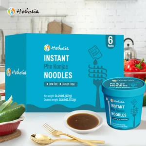 New Pho Flavor Konjac Noodles Low Calorie Low Carb Gluten Free Vegan Instant Noodle Substitute