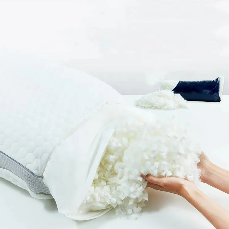 Custom Patterns Shredded Memory Foam With Bamboo Fabric Cube Pillow for Cloud Memory Foam Pillow