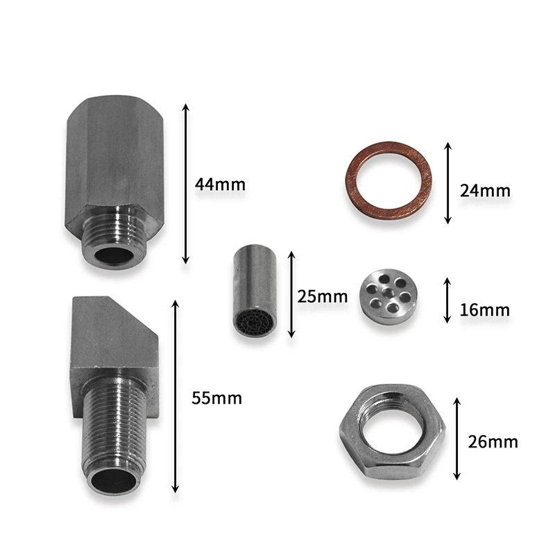 Расширитель датчика кислорода O2 на 45 градусов распорка адаптер для освещения двигателя аксессуары M18 * 1