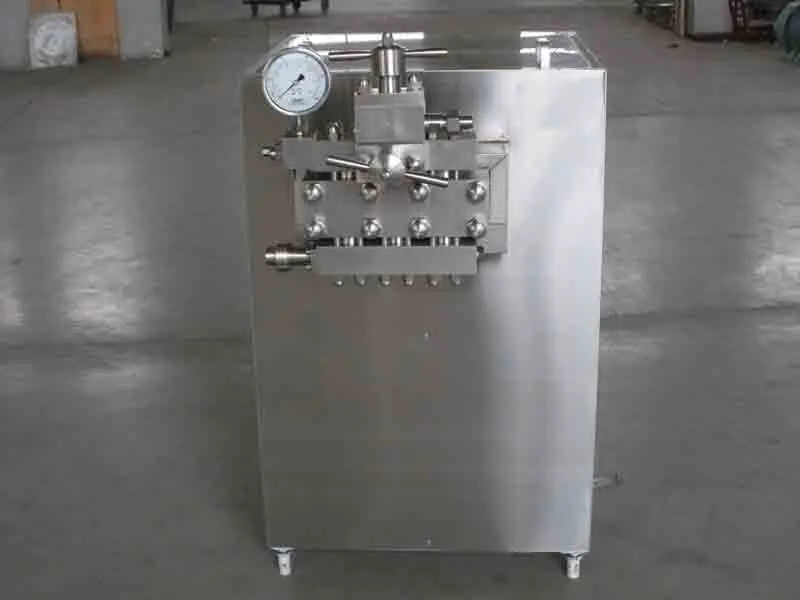 Factory Food Ultra-high Pressure  Homogenous Emulsifying Equipment Homogenizer Homogenizing Machine for Juice Drinks Dairy Milk