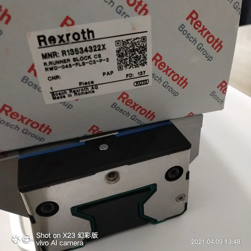 Original Rexroth Linear Motion Guide Block R18534312X R18534322X Roller Runner Block