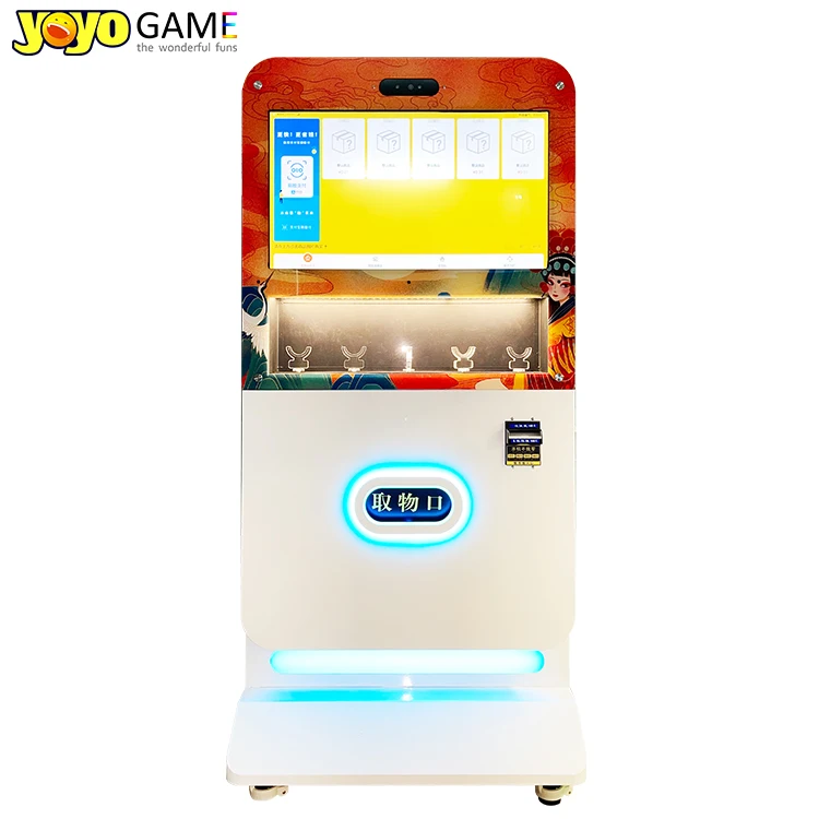Custom Graphics Medal Vending Machine with Multiple Payment Options and Metal Construction for Theme Parks