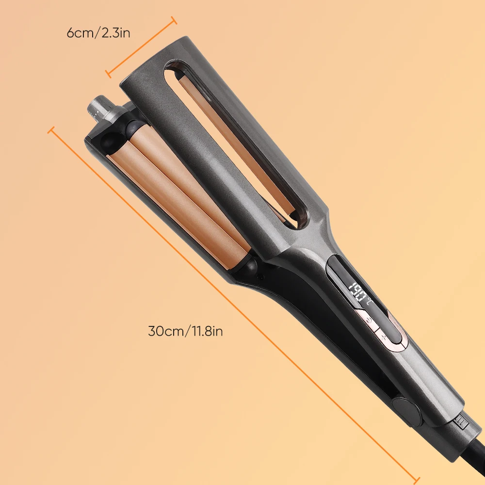 Portable 16-25mm Adjustable Deep Waver Electric Barrel Hair