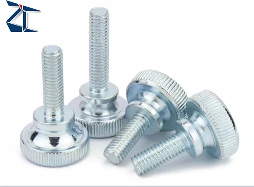 product high rated m3 m4 m5 stainless steel ansi aisi 304 316 plain high type knurled thumb screw din464-61