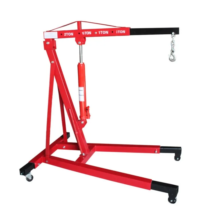 Multifunctional Heavy Object Handling Tool Car Engine Lifting 2T Shop Crane